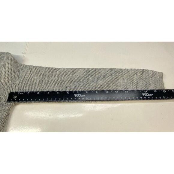 ATHLETA Women Hooded Sweater Pullover Long Sleeve V Neck Sz XS Gray 54-7 - Picture 9 of 12